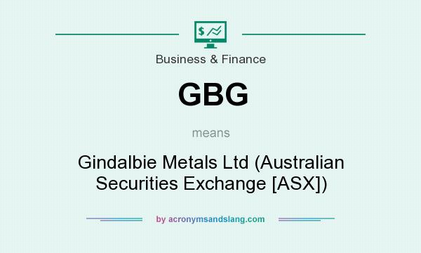 What does GBG mean? It stands for Gindalbie Metals Ltd (Australian Securities Exchange [ASX])