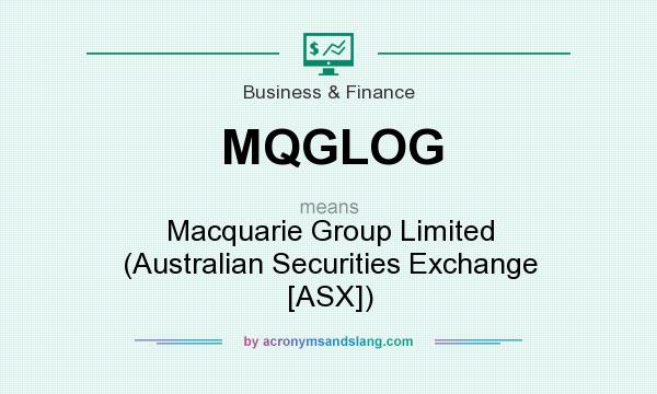 What does MQGLOG mean? It stands for Macquarie Group Limited (Australian Securities Exchange [ASX])