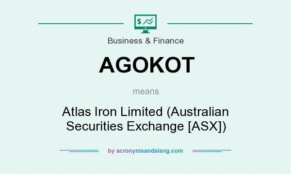 What does AGOKOT mean? It stands for Atlas Iron Limited (Australian Securities Exchange [ASX])