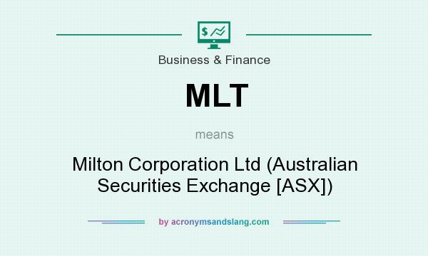 What does MLT mean? It stands for Milton Corporation Ltd (Australian Securities Exchange [ASX])