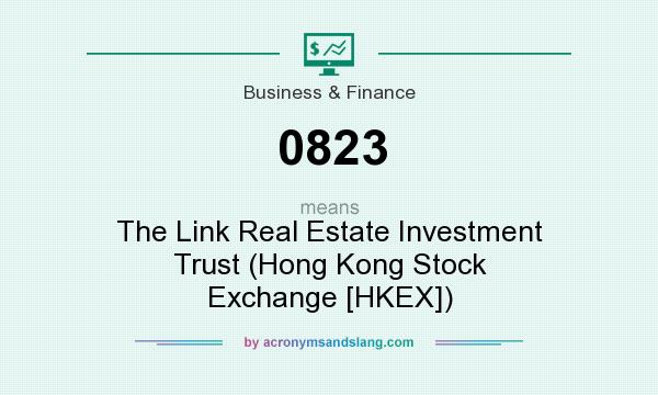 What does 0823 mean? It stands for The Link Real Estate Investment Trust (Hong Kong Stock Exchange [HKEX])