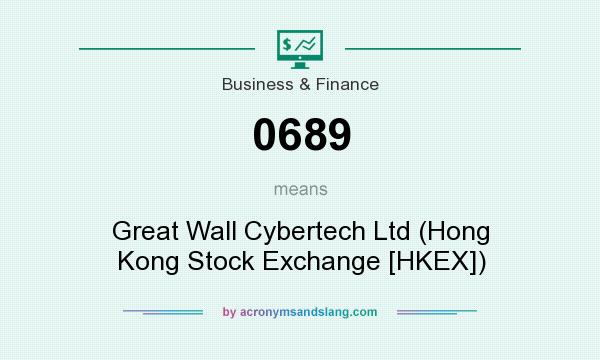What does 0689 mean? It stands for Great Wall Cybertech Ltd (Hong Kong Stock Exchange [HKEX])