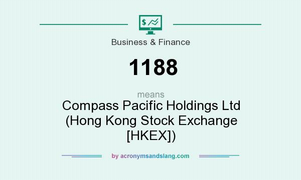 What does 1188 mean? It stands for Compass Pacific Holdings Ltd (Hong Kong Stock Exchange [HKEX])