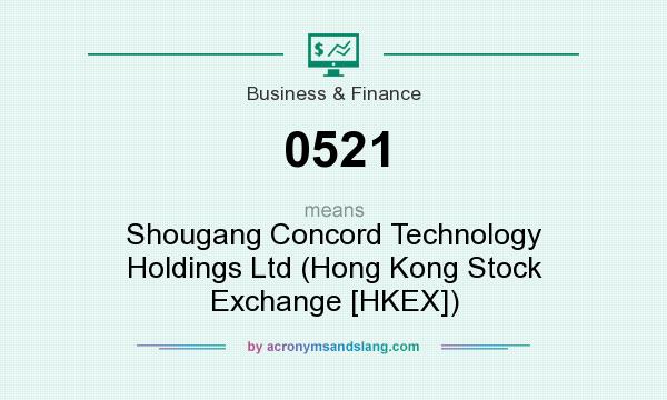 What does 0521 mean? It stands for Shougang Concord Technology Holdings Ltd (Hong Kong Stock Exchange [HKEX])