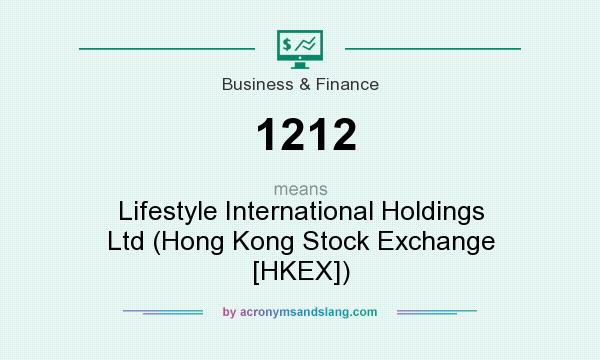 What does 1212 mean? It stands for Lifestyle International Holdings Ltd (Hong Kong Stock Exchange [HKEX])