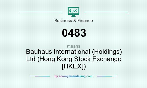 What does 0483 mean? It stands for Bauhaus International (Holdings) Ltd (Hong Kong Stock Exchange [HKEX])