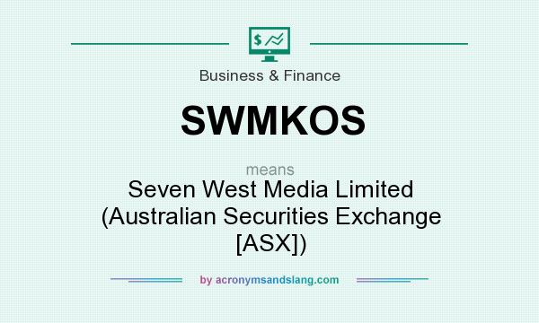 What does SWMKOS mean? It stands for Seven West Media Limited (Australian Securities Exchange [ASX])