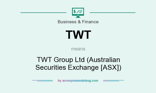 What does TWT mean? It stands for TWT Group Ltd (Australian Securities Exchange [ASX])