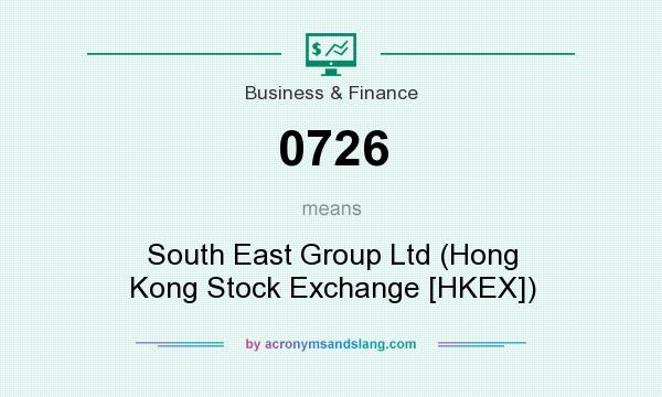 What does 0726 mean? It stands for South East Group Ltd (Hong Kong Stock Exchange [HKEX])