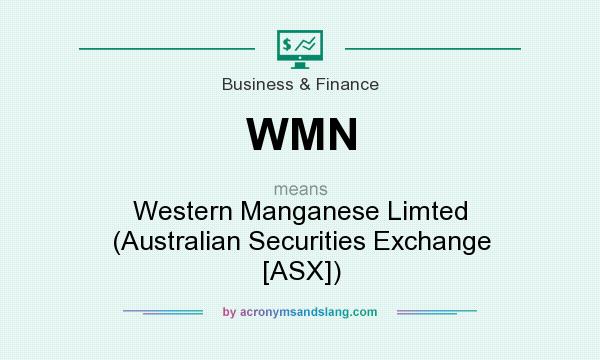 What does WMN mean? It stands for Western Manganese Limted (Australian Securities Exchange [ASX])