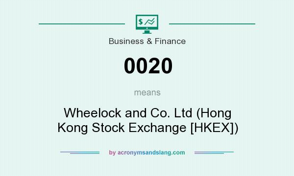 What does 0020 mean? It stands for Wheelock and Co. Ltd (Hong Kong Stock Exchange [HKEX])