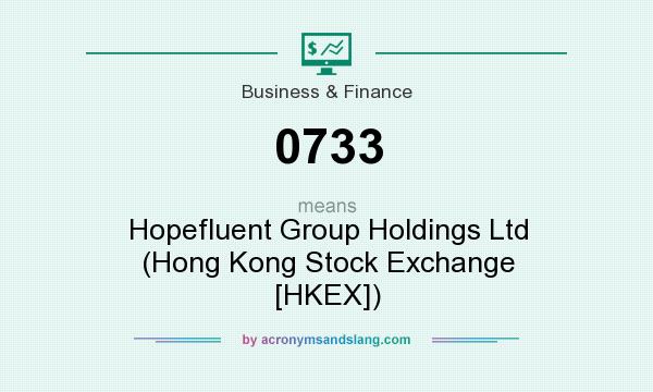 What does 0733 mean? It stands for Hopefluent Group Holdings Ltd (Hong Kong Stock Exchange [HKEX])