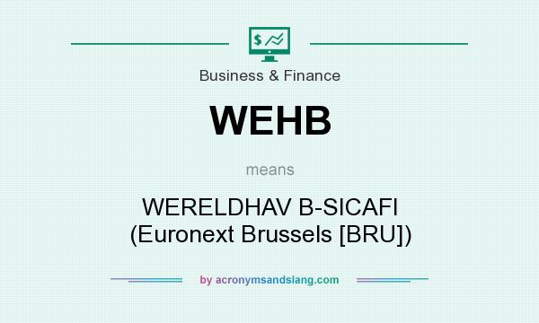 What does WEHB mean? It stands for WERELDHAV B-SICAFI (Euronext Brussels [BRU])