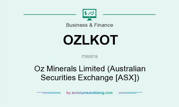 What does OZLKOT mean? It stands for Oz Minerals Limited (Australian Securities Exchange [ASX])