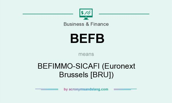 What does BEFB mean? It stands for BEFIMMO-SICAFI (Euronext Brussels [BRU])