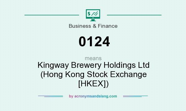 What does 0124 mean? It stands for Kingway Brewery Holdings Ltd (Hong Kong Stock Exchange [HKEX])