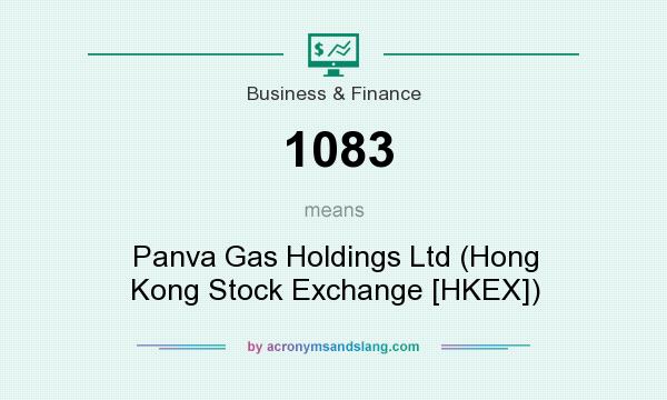What does 1083 mean? It stands for Panva Gas Holdings Ltd (Hong Kong Stock Exchange [HKEX])