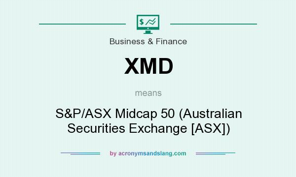 What does XMD mean? It stands for S&P/ASX Midcap 50 (Australian Securities Exchange [ASX])