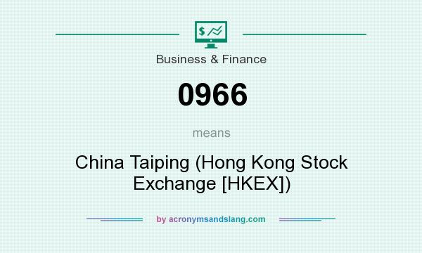 What does 0966 mean? It stands for China Taiping (Hong Kong Stock Exchange [HKEX])