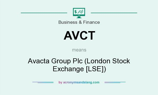What does AVCT mean? It stands for Avacta Group Plc (London Stock Exchange [LSE])