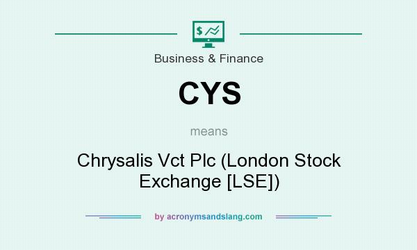 What does CYS mean? It stands for Chrysalis Vct Plc (London Stock Exchange [LSE])
