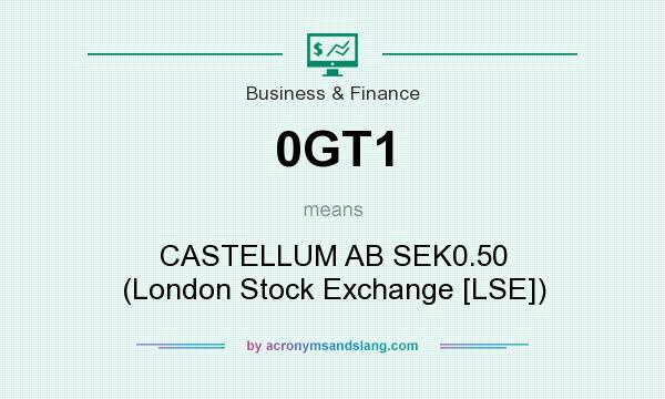 What does 0GT1 mean? It stands for CASTELLUM AB SEK0.50 (London Stock Exchange [LSE])