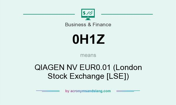 What does 0H1Z mean? It stands for QIAGEN NV EUR0.01 (London Stock Exchange [LSE])