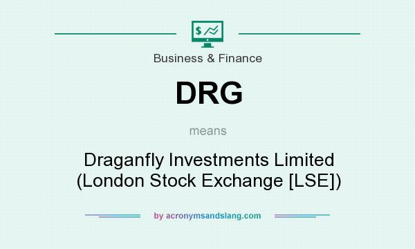 What does DRG mean? It stands for Draganfly Investments Limited (London Stock Exchange [LSE])
