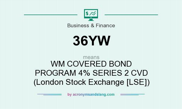 What does 36YW mean? It stands for WM COVERED BOND PROGRAM 4% SERIES 2 CVD (London Stock Exchange [LSE])