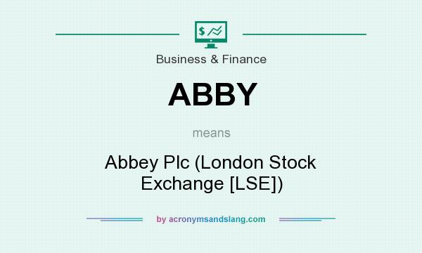 What does ABBY mean? It stands for Abbey Plc (London Stock Exchange [LSE])