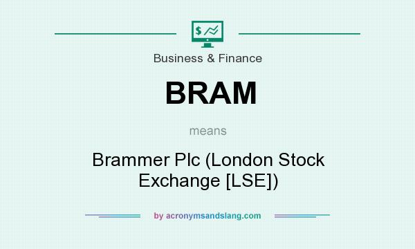 What does BRAM mean? It stands for Brammer Plc (London Stock Exchange [LSE])