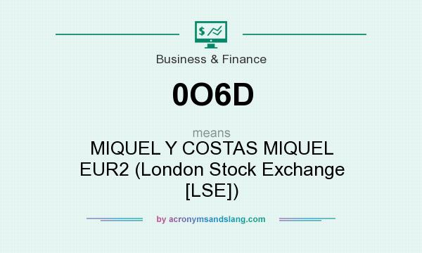 What does 0O6D mean? It stands for MIQUEL Y COSTAS MIQUEL EUR2 (London Stock Exchange [LSE])