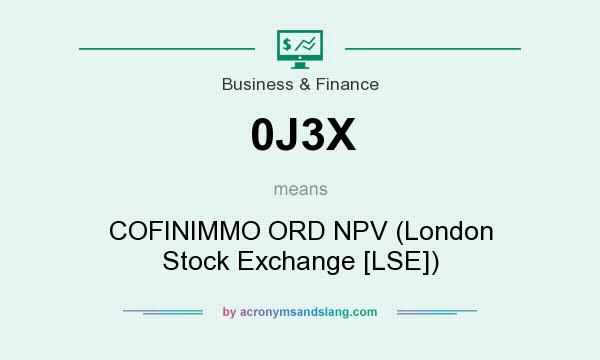 What does 0J3X mean? It stands for COFINIMMO ORD NPV (London Stock Exchange [LSE])