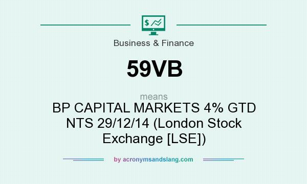 What does 59VB mean? It stands for BP CAPITAL MARKETS 4% GTD NTS 29/12/14 (London Stock Exchange [LSE])