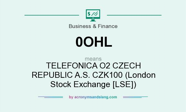 What does 0OHL mean? It stands for TELEFONICA O2 CZECH REPUBLIC A.S. CZK100 (London Stock Exchange [LSE])
