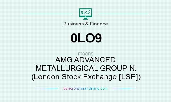 What does 0LO9 mean? It stands for AMG ADVANCED METALLURGICAL GROUP N. (London Stock Exchange [LSE])