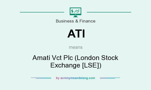 What does ATI mean? It stands for Amati Vct Plc (London Stock Exchange [LSE])
