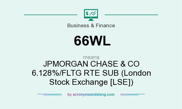 What does 66WL mean? It stands for JPMORGAN CHASE & CO 6.128%/FLTG RTE SUB (London Stock Exchange [LSE])