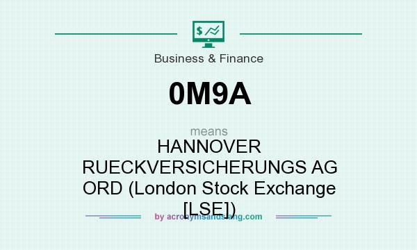 What does 0M9A mean? It stands for HANNOVER RUECKVERSICHERUNGS AG ORD (London Stock Exchange [LSE])