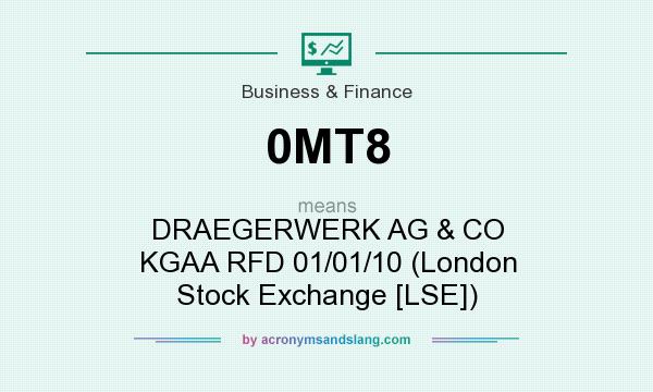 What does 0MT8 mean? It stands for DRAEGERWERK AG & CO KGAA RFD 01/01/10 (London Stock Exchange [LSE])