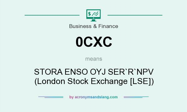 What does 0CXC mean? It stands for STORA ENSO OYJ SER`R`NPV (London Stock Exchange [LSE])