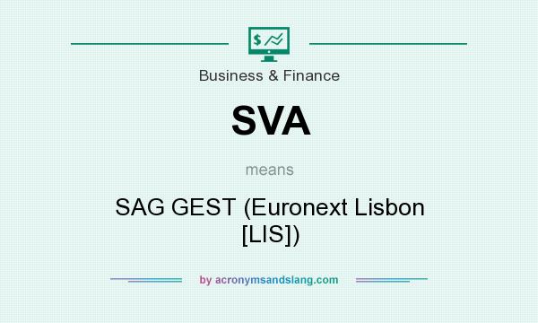 What does SVA mean? It stands for SAG GEST (Euronext Lisbon [LIS])