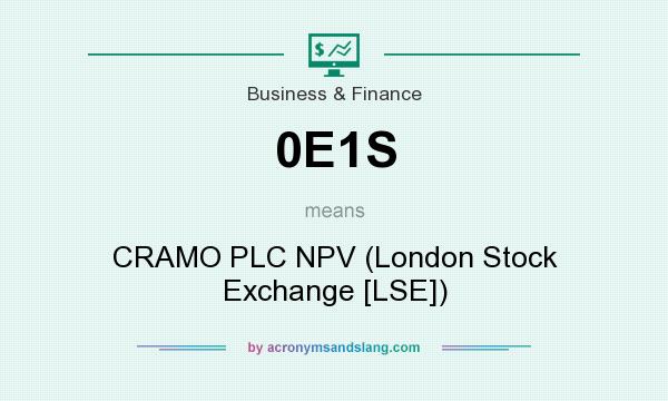 What does 0E1S mean? It stands for CRAMO PLC NPV (London Stock Exchange [LSE])