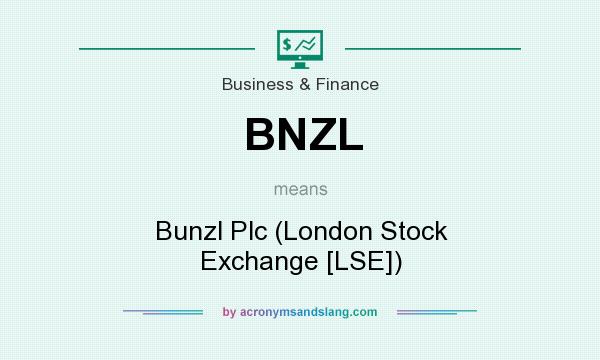 What does BNZL mean? It stands for Bunzl Plc (London Stock Exchange [LSE])