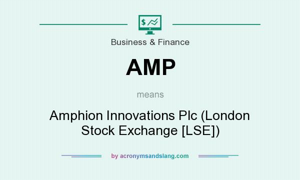 What does AMP mean? It stands for Amphion Innovations Plc (London Stock Exchange [LSE])