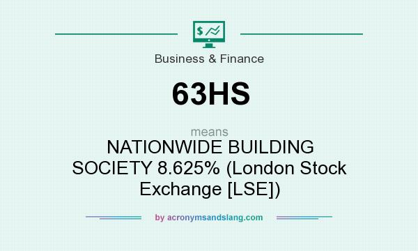 What does 63HS mean? It stands for NATIONWIDE BUILDING SOCIETY 8.625% (London Stock Exchange [LSE])