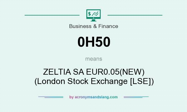 What does 0H50 mean? It stands for ZELTIA SA EUR0.05(NEW) (London Stock Exchange [LSE])