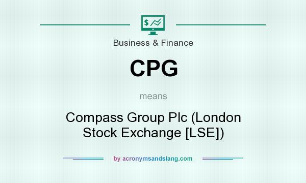 What does CPG mean? It stands for Compass Group Plc (London Stock Exchange [LSE])