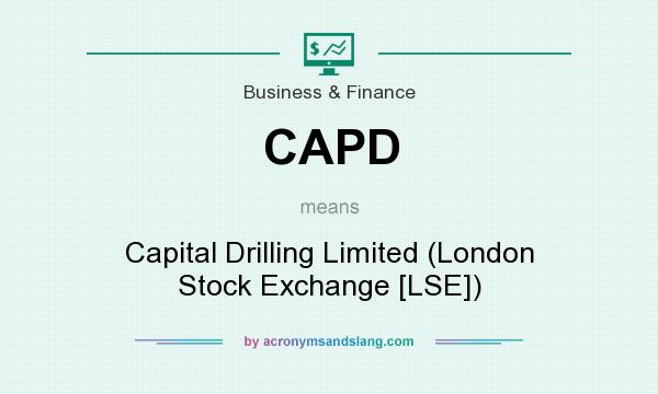 What does CAPD mean? It stands for Capital Drilling Limited (London Stock Exchange [LSE])