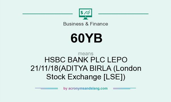 What does 60YB mean? It stands for HSBC BANK PLC LEPO 21/11/18(ADITYA BIRLA (London Stock Exchange [LSE])